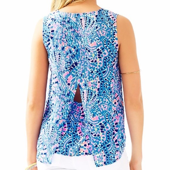 Lilly Pulitzer Zeta Sleeveless Top - Picture 2 of 12